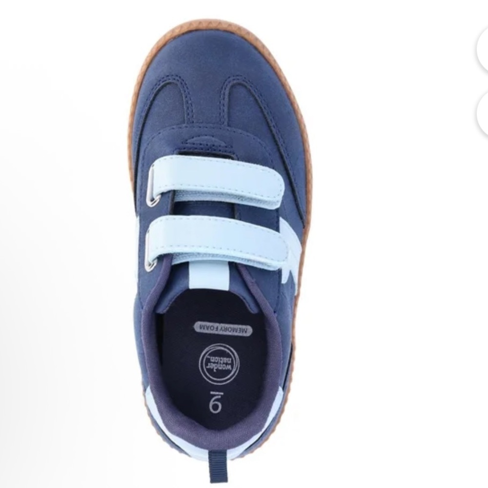 Wonder Nation Blue and Light Blue Kids Sneakers